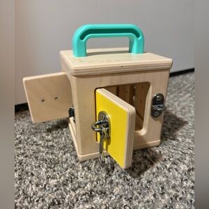 LOVEVERY Wooden Lock Box